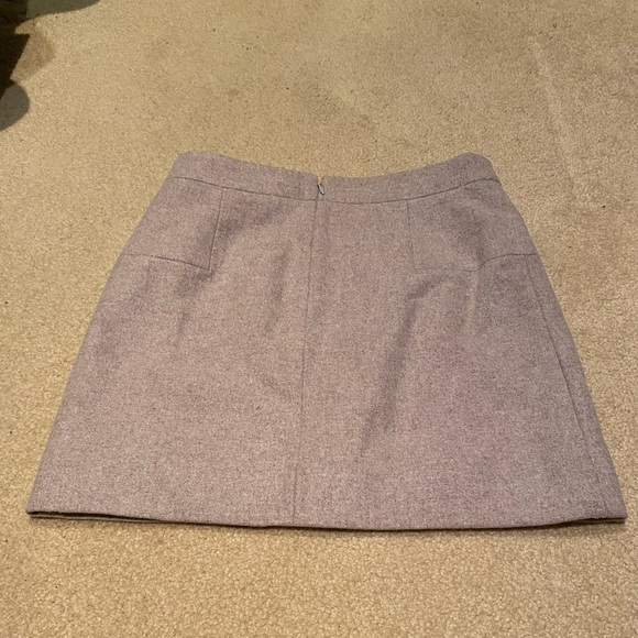 Jcrew Factory Cream Wool Skirt Size 6 - NWT - Picture 5 of 7